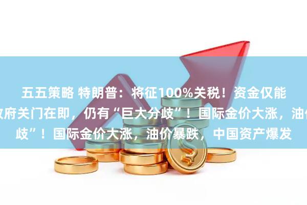 五五策略 特朗普：将征100%关税！资金仅能坚持最后一天，美国政府关门在即，仍有“巨大分歧”！国际金价大涨，油价暴跌，中国资产爆发